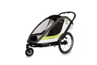 Wózki dziecięce - Hamax - Przyczepka rowerowa BREEZE - White/Green - miniaturka - grafika 1