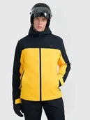 Kurtki narciarskie - 4F Kurtka narciarska w kolorze żółtym - miniaturka - grafika 1