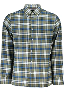 ZIELONA KOSZULA MĘSKA TOMMY HILFIGER Z DŁUGIM RĘKAWEM - Tommy Hilfiger - Koszule damskie - miniaturka - grafika 1