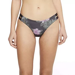 Spodnie damskie - Hurley Damskie spodnie bikini W Max Lanai Scoop Surf Dolne Antracyt S CJ6886-060 - grafika 1