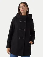 Płaszcze damskie - Vero Moda Płaszcz przejściowy Fortuneshila 10291044 Czarny Regular Fit - miniaturka - grafika 1