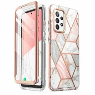 Etui i futerały do telefonów - Supcase Etui i-Blason Cosmo SP Galaxy A53 5G, marmurowe różowe - miniaturka - grafika 1