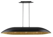 Lampy sufitowe - Stylowa lampa wisząca GONDOLA L 40632 3xE27 czarny złoty - miniaturka - grafika 1