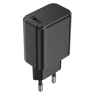 Ładowarki do telefonów - Setty ładowarka sieciowa 1x USB 3A czarna + kabel USB-C 1,0 m 8_2264164 - miniaturka - grafika 1