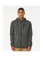 Bluzy męskie - Bluza męska sportowa RIP CURL Anti Series Departed Zip Thr brązowy L - miniaturka - grafika 1