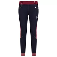 Spodnie damskie - La Sportiva Damskie spodnie Mescalita W Jeansy/czerwone spodnie śliwkowe, Dżinsy/czerwona śliwka, XS - miniaturka - grafika 1