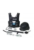 Zabawy w naśladowanie dorosłych - Hełm i kamizelką policyjna z akcesoriami - miniaturka - grafika 1