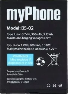 Bateria myPhone 1075 / HALO 2 900 mAh BS-02 - Baterie do telefonów - miniaturka - grafika 1