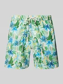 Kąpielówki męskie - Spodenki kąpielowe z elastycznym pasem - miniaturka - grafika 1