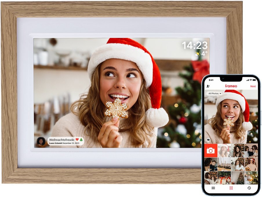 Ramka cyfrowa Rollei Rollei 50014 cyfrowa ramka na zdjęcia Brązowy 25,6 cm 10.1