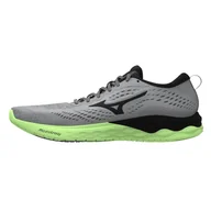 Buty sportowe męskie - Męskie Buty do biegania MIZUNO WAVE REVOLT 2 J1GC2181-11 – Szary - miniaturka - grafika 1