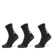 Skarpetki męskie - Zestaw 3 par wysokich skarpet męskich Under Armour UA Perform Tech 3p Crew 1379515 Czarny - miniaturka - grafika 1