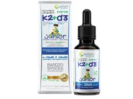 Witaminy i minerały - WISH WISH Naturalne Witaminy K2+D3 Forte Junior 30ml - miniaturka - grafika 1