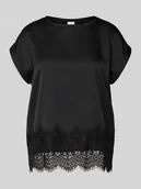 Koszulki i topy damskie - T-shirt z okrągłym dekoltem model ‘ELLETTE’ - miniaturka - grafika 1