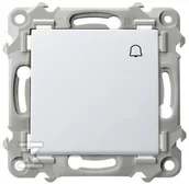 Klawisze i ramki - Łącznik zwierny "dzwonek" - BIAŁY, SZAFIR - miniaturka - grafika 1