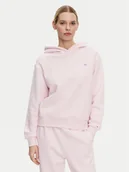 Bluzy damskie - Tommy Hilfiger Bluza Contrast Flag WW0WW45979 Różowy Regular Fit - miniaturka - grafika 1