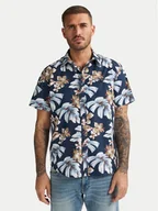 Koszule męskie - Petrol Industries Koszula M-1050-SIS418 Granatowy Regular Fit - miniaturka - grafika 1