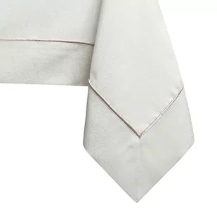 Obrus Empire Kremowy Gładki Klasyczny 120x180 AmeliaHome - TCLOTH/AH/EMPIRE/BRD/PPG/CREAM/120X180 - Obrusy i serwetki - miniaturka - grafika 1