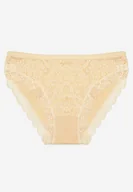 Majtki damskie - Żółte Majtki Figi z Koronką Didel - miniaturka - grafika 1