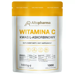 Altopharma Witamina C Kwas L-Askorbinowy proszek 1000 g 1146113 - Witaminy i minerały - miniaturka - grafika 1