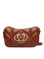 Torebki damskie - LOVE MOSCHINO Torebka JC4083PP1NLC0312 Brązowy - miniaturka - grafika 1