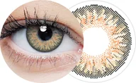 Soczewki kontaktowe - Orzechowe Soczewki Korekcyjne Clearcolor 1-Day Hazel -4.00 - miniaturka - grafika 1