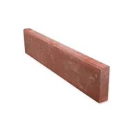 Kostki brukowe i krawężniki - Obrzeże betonowe 75 x 20 x 6 cm czerwone - miniaturka - grafika 1