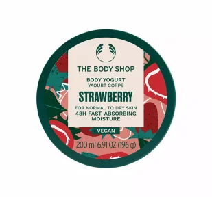 THE BODY SHOP STRAWBERRY WEGAŃSKI JOGURT DO CIAŁA 200ML - Balsamy i kremy do ciała THE BODY SHOP STRAWBERRY WEGAŃSKI JOGURT DO CIAŁA 200ML - Balsamy i kremy do ciała - miniaturka - grafika 1