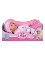 Lalki dla dziewczynek - Simba Lalka "Laura Baby Talk" - 2+ - miniaturka - grafika 1
