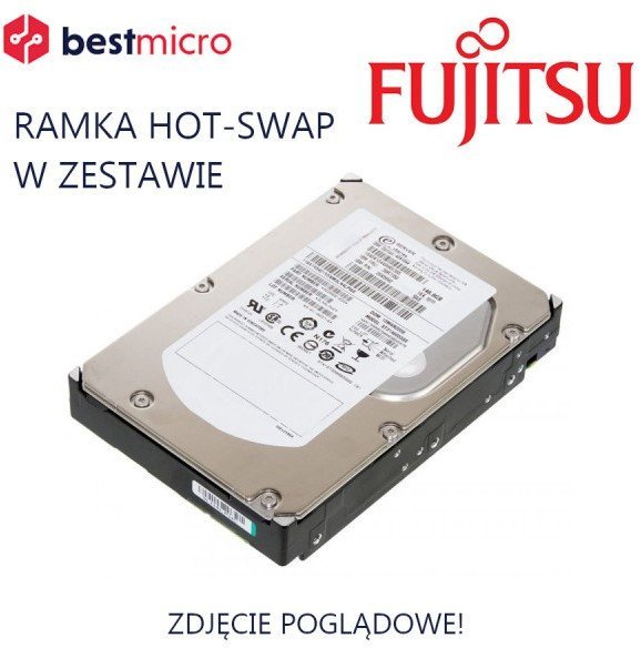 FUJITSU Dysk HDD SAS 300GB 3.5in 15K 12Gb - A3C40178586 - Refabrykowany