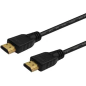Kable - ELMAK Kabel HDMI CL-063 m czarny złoty v1.4 3D - miniaturka - grafika 1