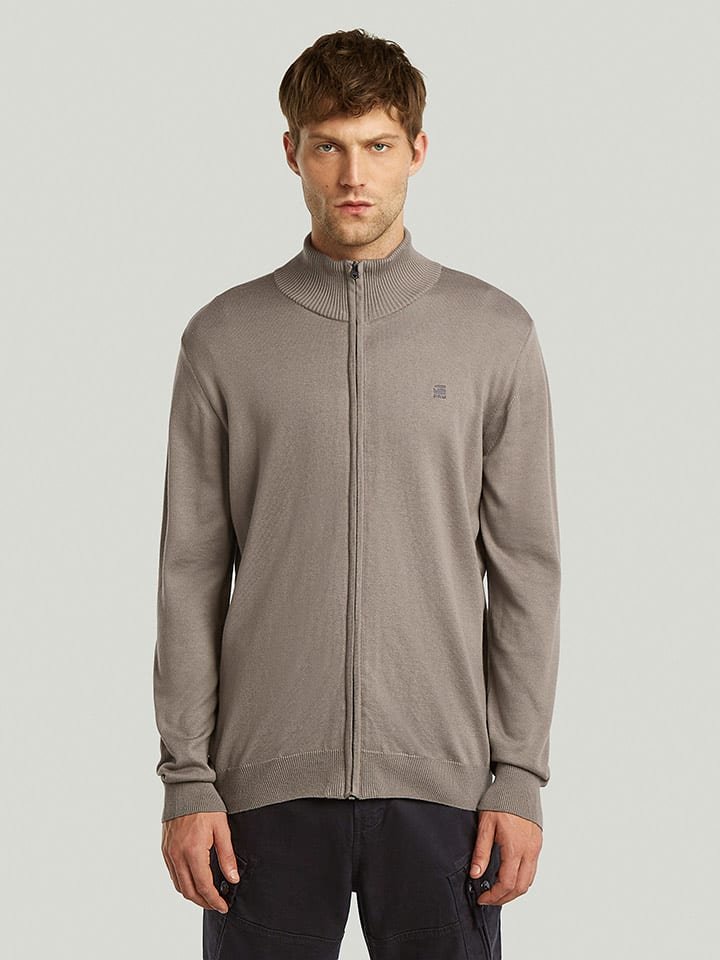 G-Star Kardigan w kolorze szarobrązowym