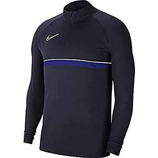 Nike Unisex dzieci Acd21 Dril Top Y Nk Dry Acd21 wiertło górne Obsidian/biały/królewski niebieski/biały 8-10 Years CW6112-453 - Koszulki i topy damskie - miniaturka - grafika 1