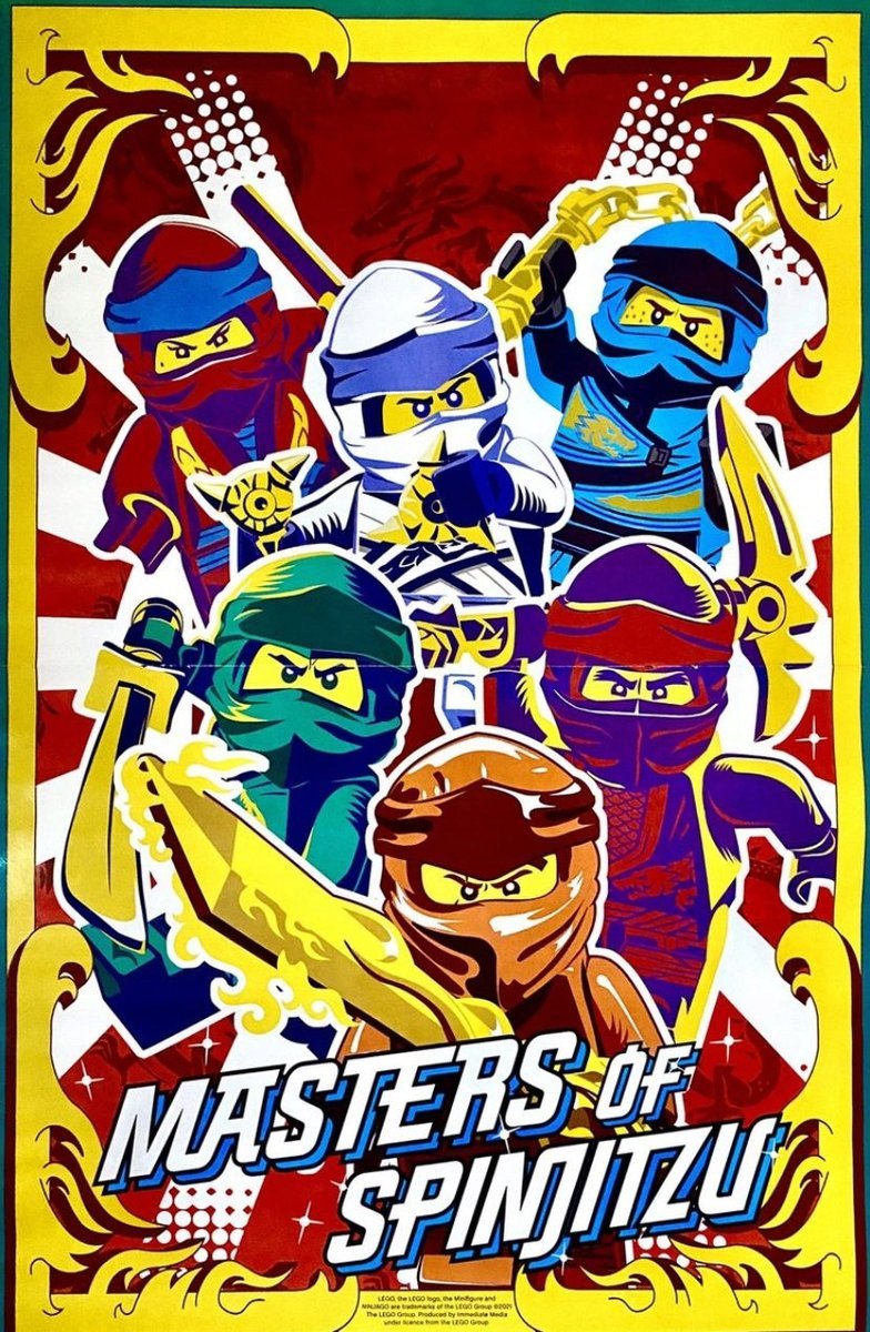 PUZZLE LEGO Ninjago Movie + IMIĘ Pudełko 120 el.