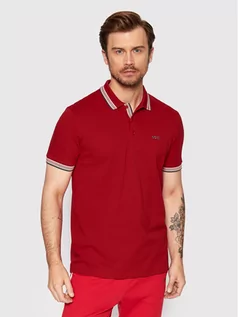 Koszulki męskie - Hugo Boss Polo Paddy 50468983 Czerwony Regular Fit - grafika 1