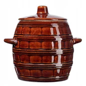 Pojemniki kuchenne - Beczka kamionkowa Helios 3.2L, z pokrywką - miniaturka - grafika 1