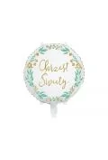 Balon foliowy Chrzest Święty 45cm - Materiały pomocnicze dla nauczycieli - miniaturka - grafika 1