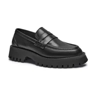 Półbuty męskie - Guess Skórzane loafersy GORIZIA - miniaturka - grafika 1
