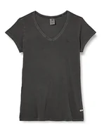 Koszulki i topy damskie - G-STAR RAW Eyben Slim Top Over Dyed damska, Czarny (Dk Black Gd D21314-b059-b564), XXS - miniaturka - grafika 1