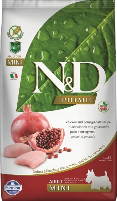 Farmina N&D CHICKEN&POMEGRANATE adult MINI 7 kg