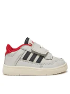 Buty dla dziewczynek - adidas Sneakersy Rapid Court JS0638 Szary - miniaturka - grafika 1
