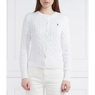 POLO RALPH LAUREN Kardigan Regular Fit - Swetry damskie - miniaturka - grafika 1