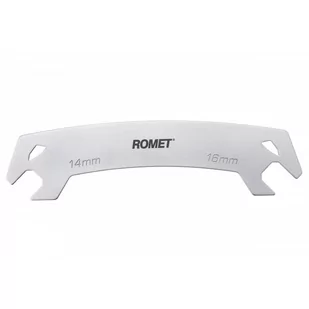 Romet Klucz płaski 14mm 16mm ROMET CW-146 stal hartowana, srebrny - Narzędzia rowerowe - miniaturka - grafika 1