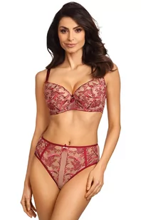 Biustonosz półusztywniany semi-soft bordowy Tresor B150, Kolor bordowy, Rozmiar 70E, Ewa Bien - Primodo.com - Biustonosze - miniaturka - grafika 1