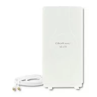 Pozostałe akcesoria sieciowe - Antena 4G LTE DUAL Qoltec z podwójnym złączem SMA wewnętrzna 30dBi - miniaturka - grafika 1
