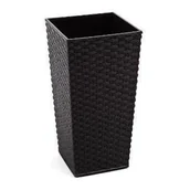 Donice - Blumfeldt Pigmejka z wkładem Ratan Finezja, czarna, 19x36 cm - miniaturka - grafika 1