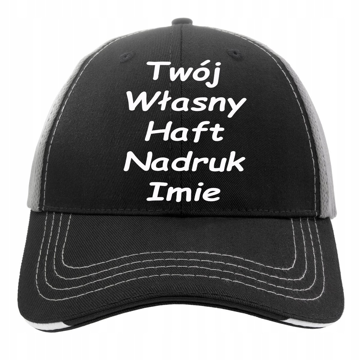 CZAPKA BEJSBOLÓWKA HAFT WŁASNY NADRUK TRUCKER HAT