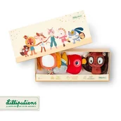 Zabawki sensoryczne - Lilliputiens Zestaw rozwijający zmysły multisensoryczny Lew Jack 0 m+ - miniaturka - grafika 1