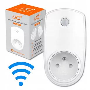 1 szt.  PS Inteligentne gniazdko WiFi. - Akcesoria do monitoringu - miniaturka - grafika 1