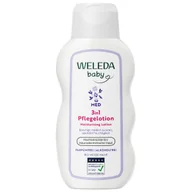 Balsamy i oliwki dla dzieci - Weleda Baby Med, intensywnie nawilżająca emulsja do ciała, od 1 dnia życia, 200 ml - miniaturka - grafika 1